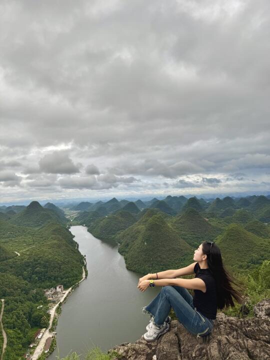 今天山水不在画里在我眼里