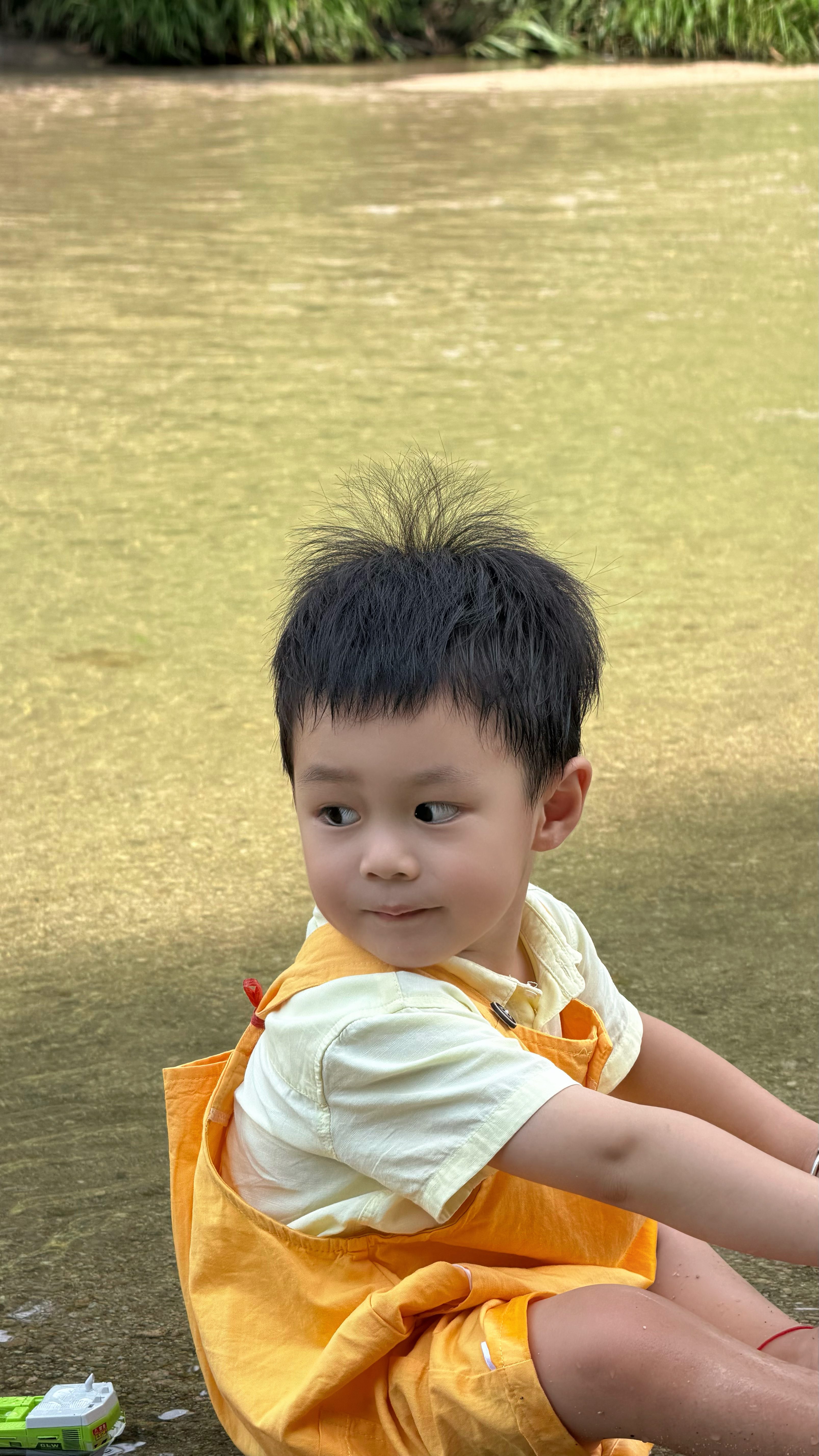 我觉得小孩被我养圆了一点 
