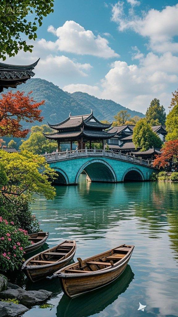 看到“池边看鱼跃”这个上联，瞬间来了兴致。它描绘出一幅在池边看鱼儿欢跃的灵动画面