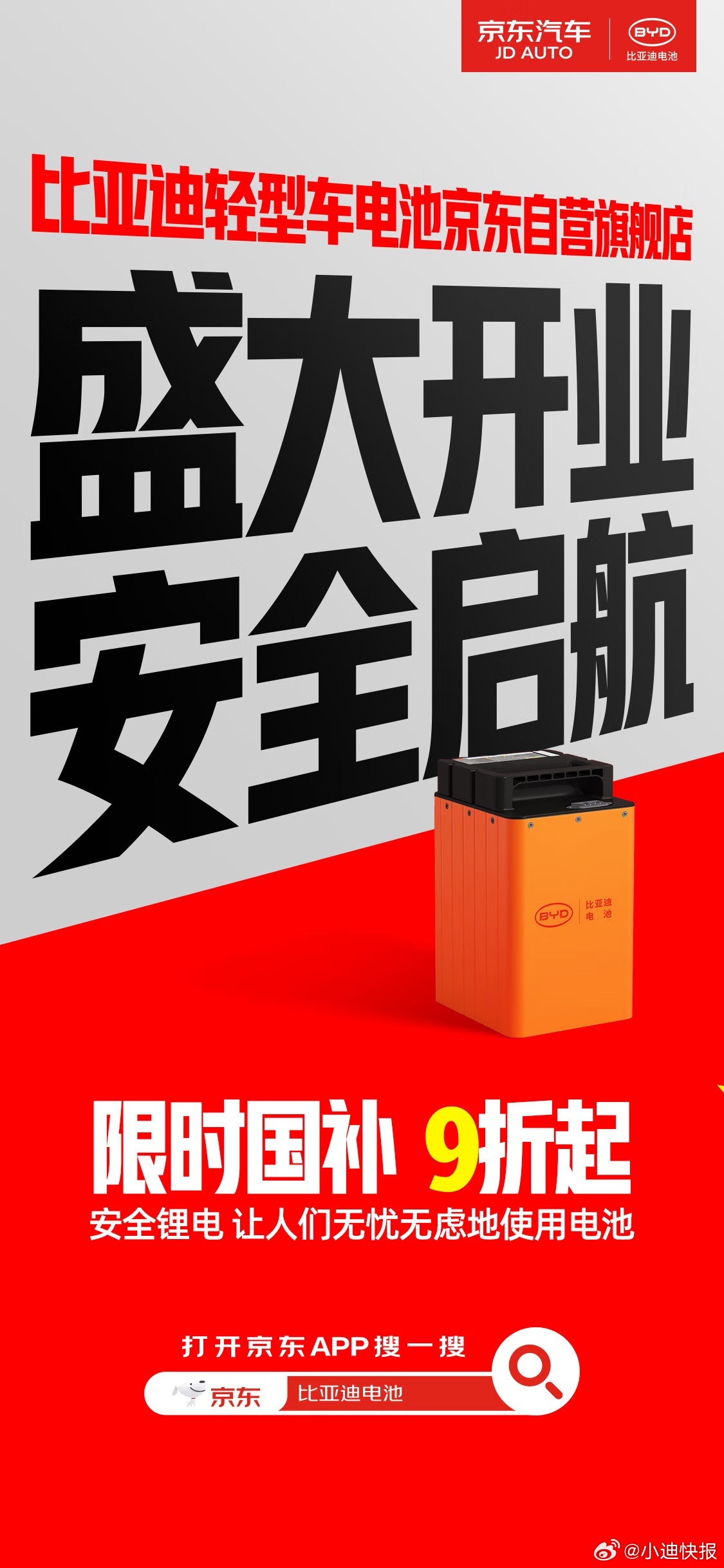 [并不简单]8月18日，比亚迪电池与京东汽车签署战略合作协议。比亚迪轻型车电池京