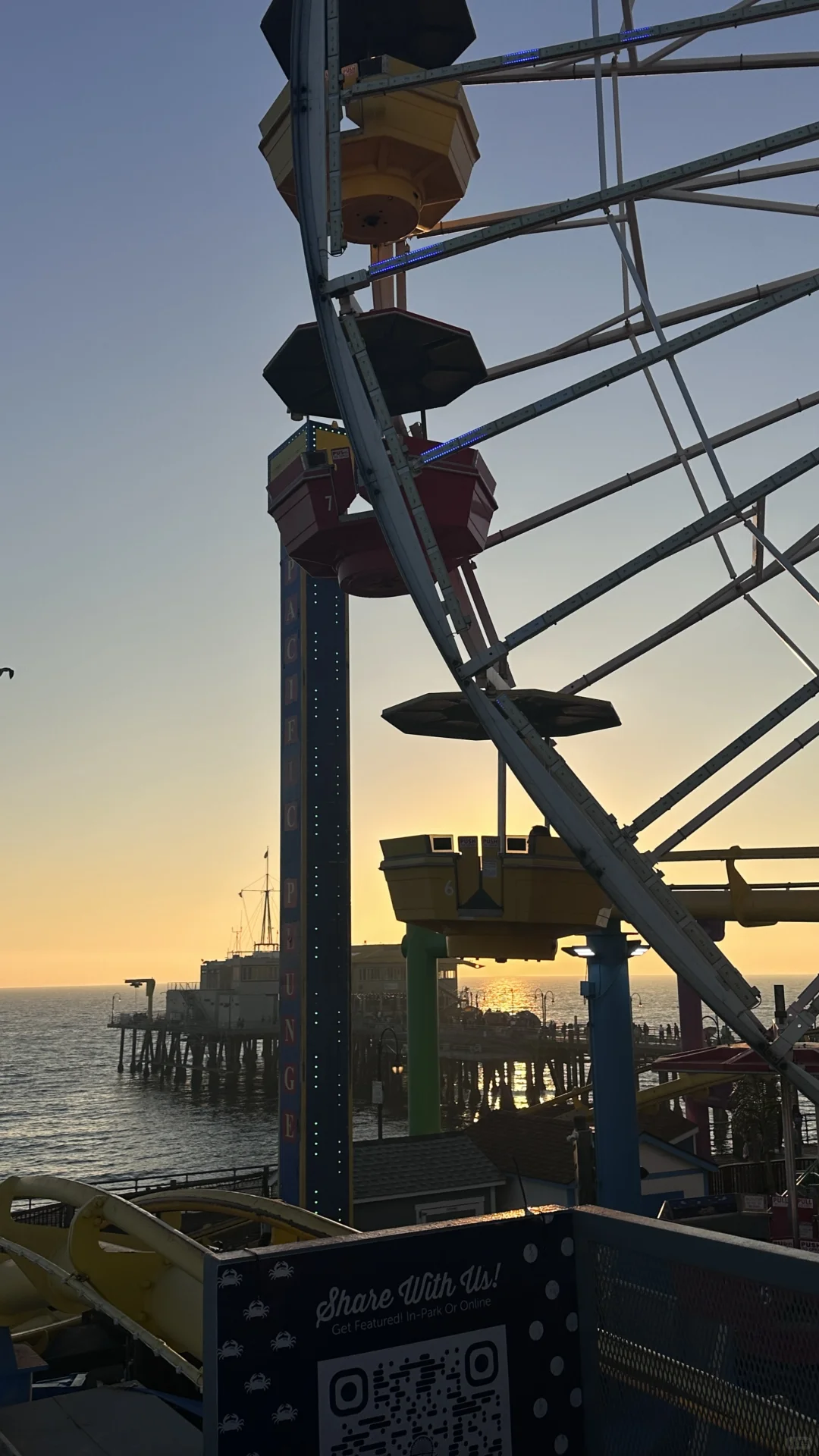 Sunset over Santa Monica