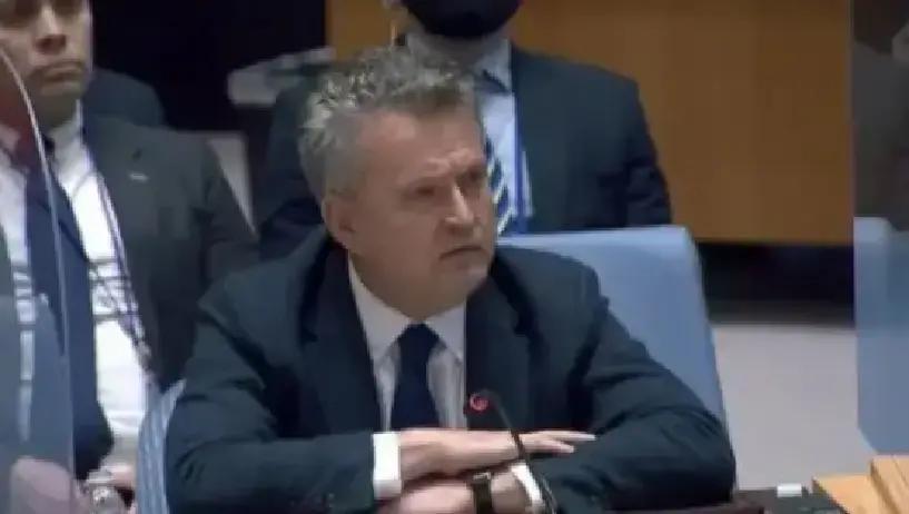 被美国出卖后，乌克兰不再客气，向美国甩了一巴掌，好响亮的耳光！”乌克兰代表在联合