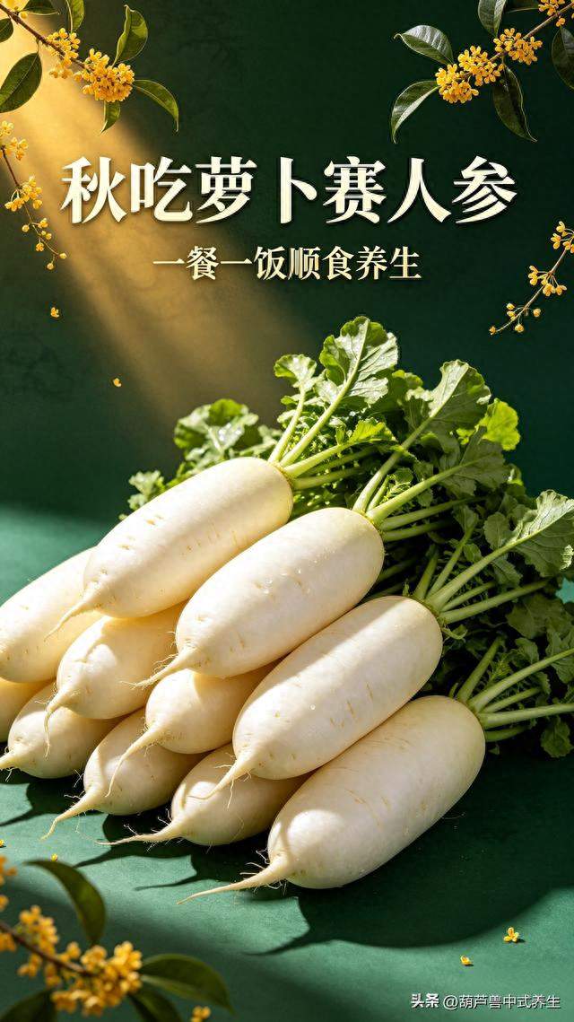 几手一斤白萝卜！秋天痰多就靠它