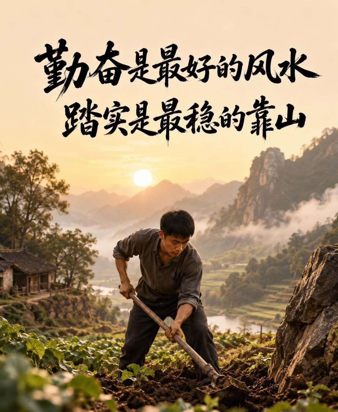 不断努力，成为更好的自己，才能配得上更好的你。坚持梦想，脚踏实地去践行，才能走进