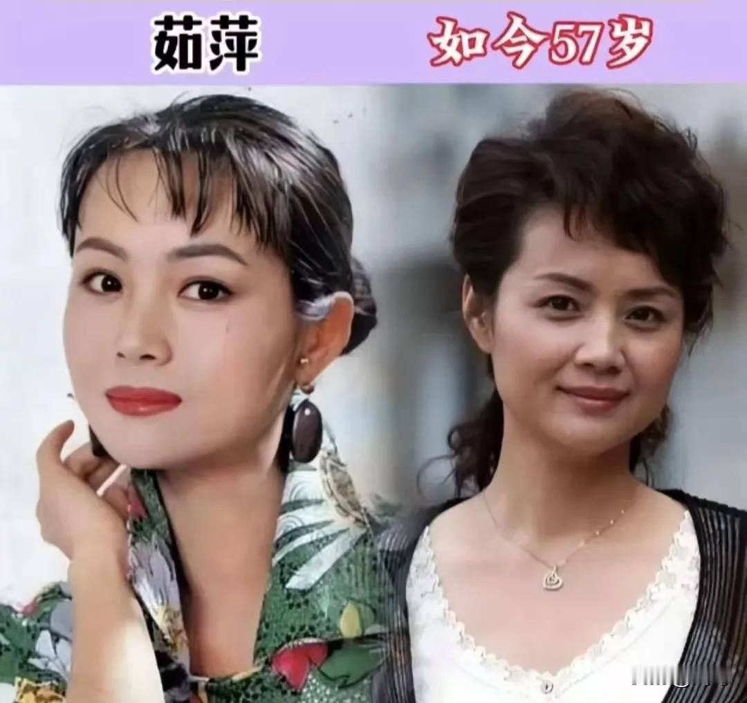 蒋雯丽刚出道的时候她可是活脱脱的美人一个，相当明媚动人。任何角色在她的演绎下都能