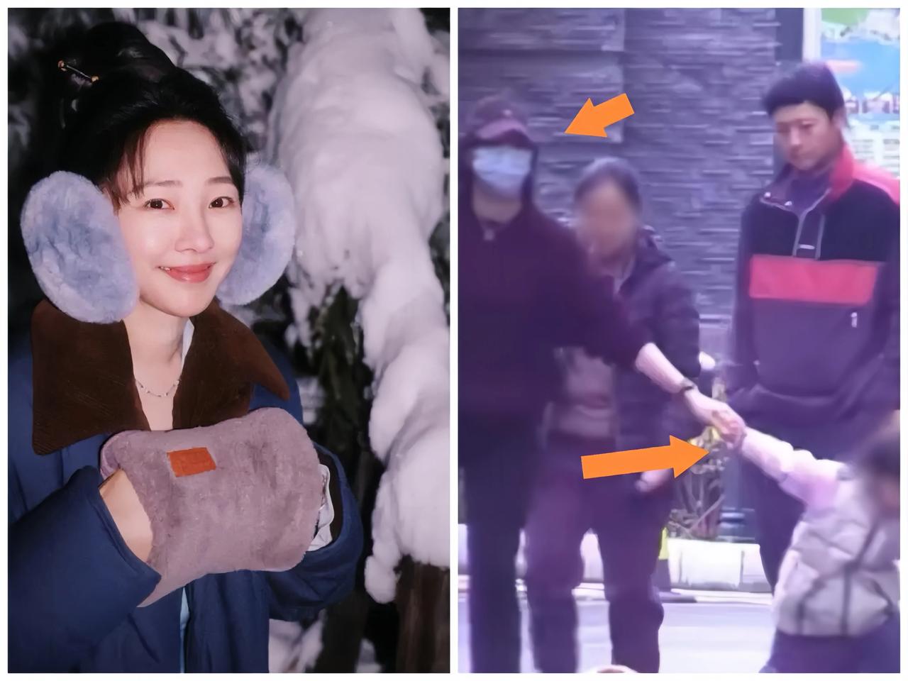 白百合一家三口外出游玩，幸福的画面令人羡慕。而她的新老公情史丰富，引人好奇。
白