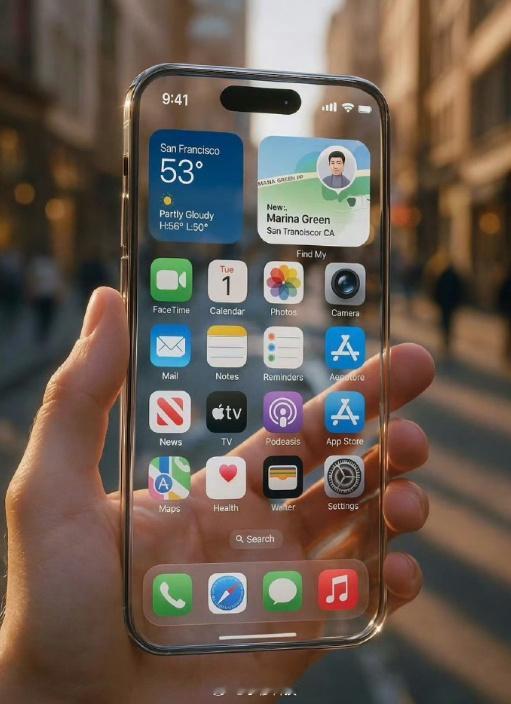 全玻璃iPhone大家觉得这样的全玻璃手机可以实现嘛！[吃瓜] ​​​
