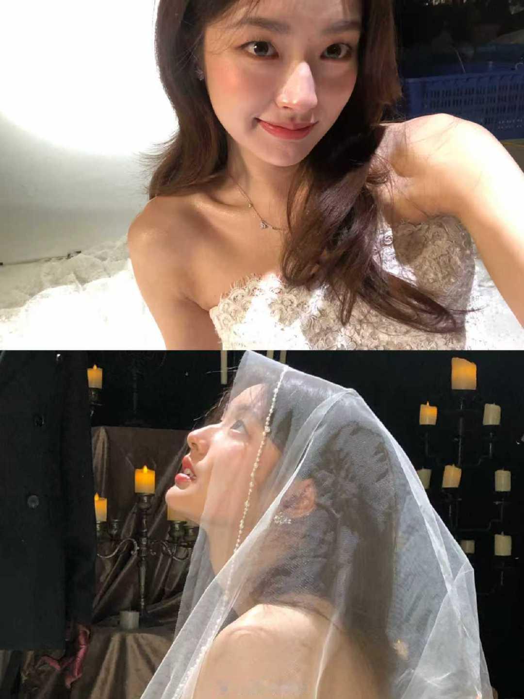 徐若晗明川有知夏婚纱造型徐若晗温夏的婚纱皮肤  徐若晗温夏的婚纱皮肤来啦徐若晗《