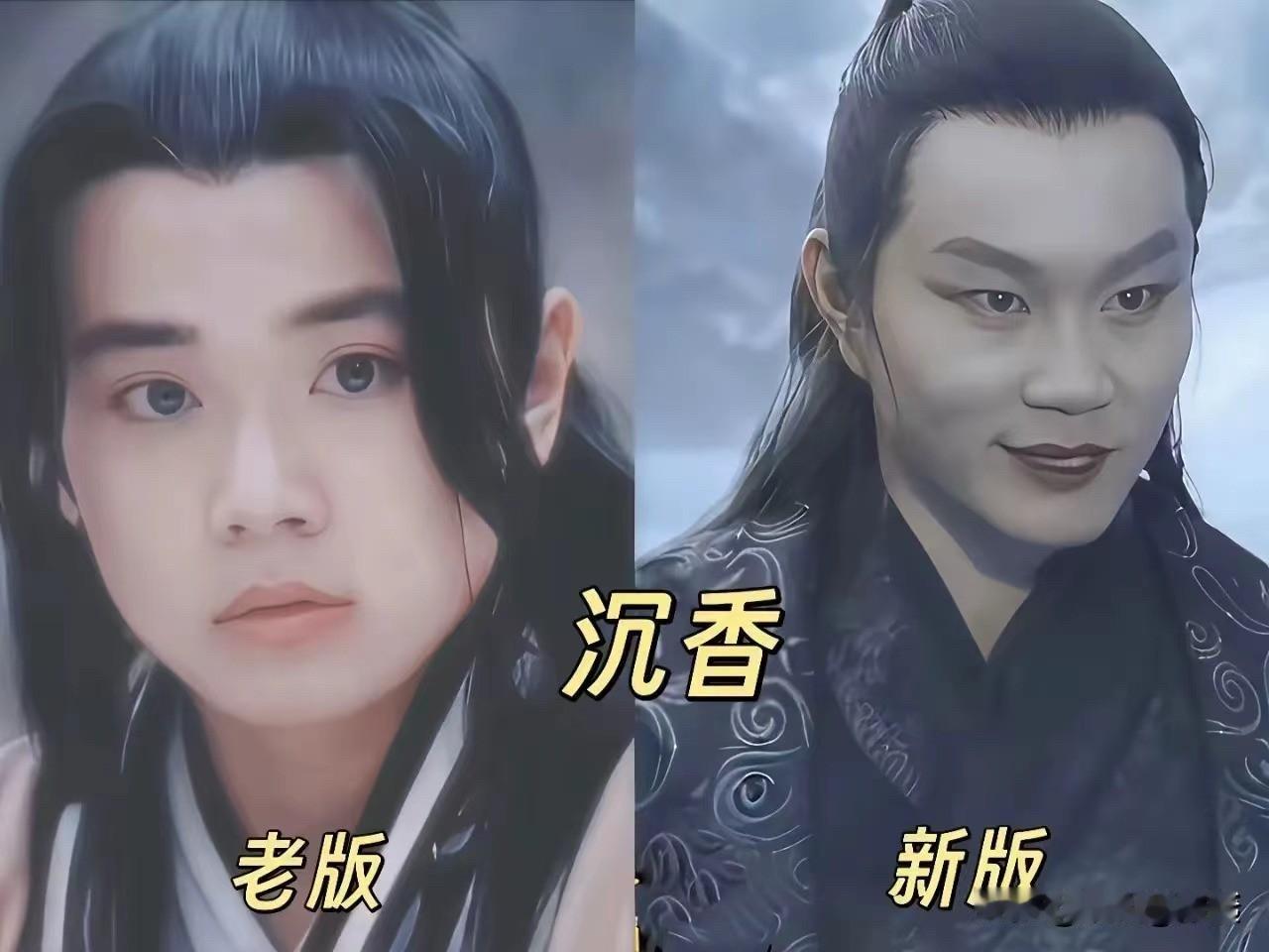 朱琳的女儿国国王和陈晓旭的林黛玉，新版翻拍怎么就成了毁经典。

老版有一个新版永
