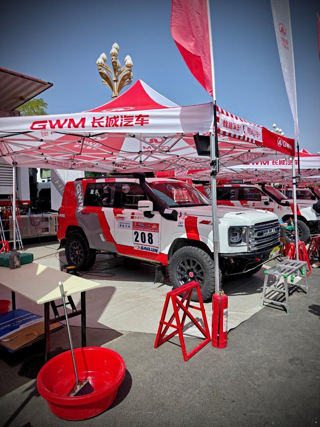 又见去年敦耐赛魏总驾驶的208号赛车，最后冲过终点线，人群蜂拥庆祝的画面还历历在