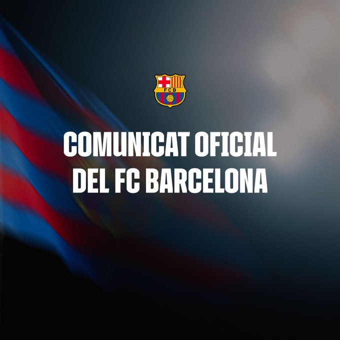 巴萨官方：今天已正式通知欧超联赛，将退出该项目