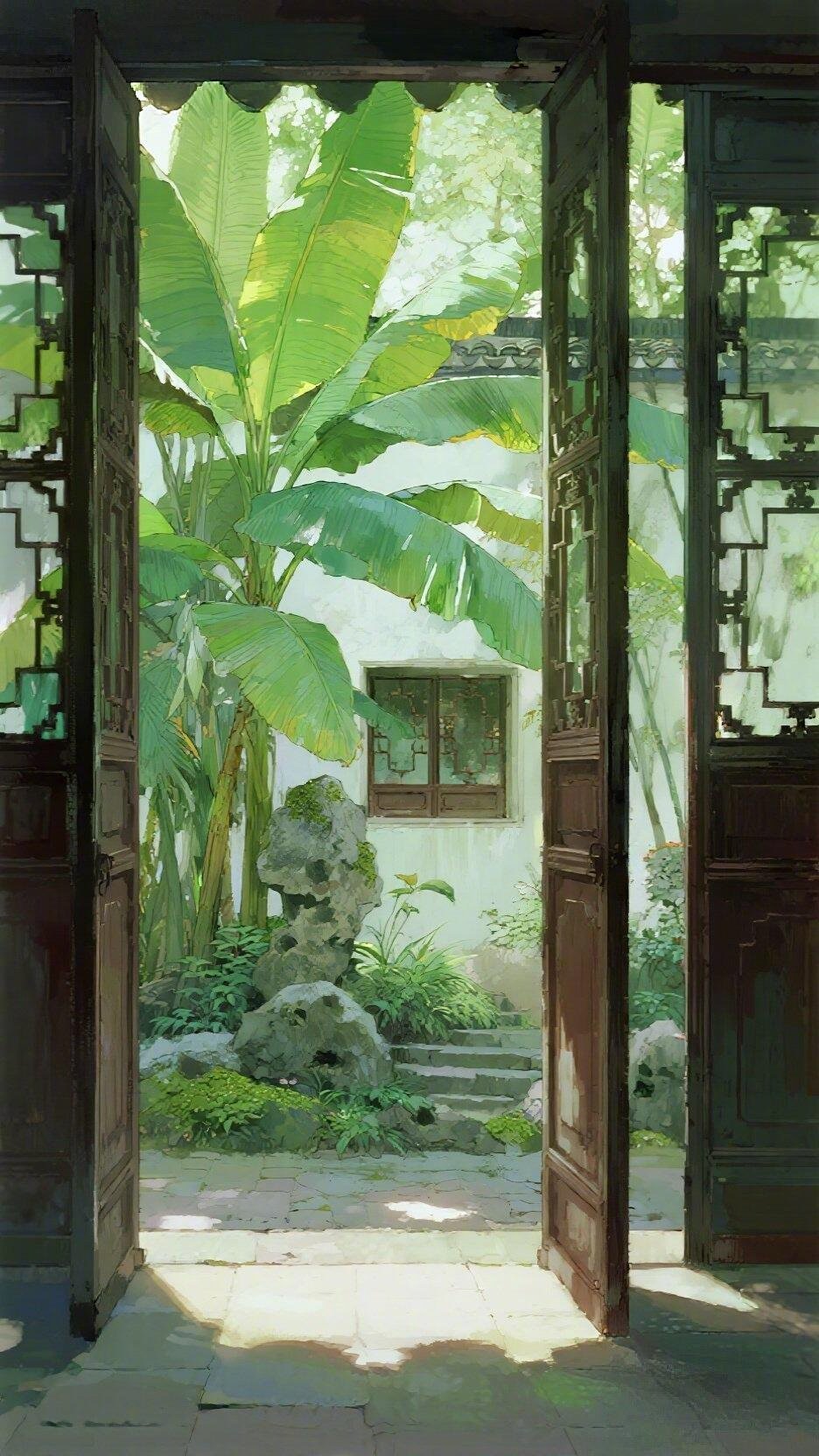 绿树阴浓夏日长 