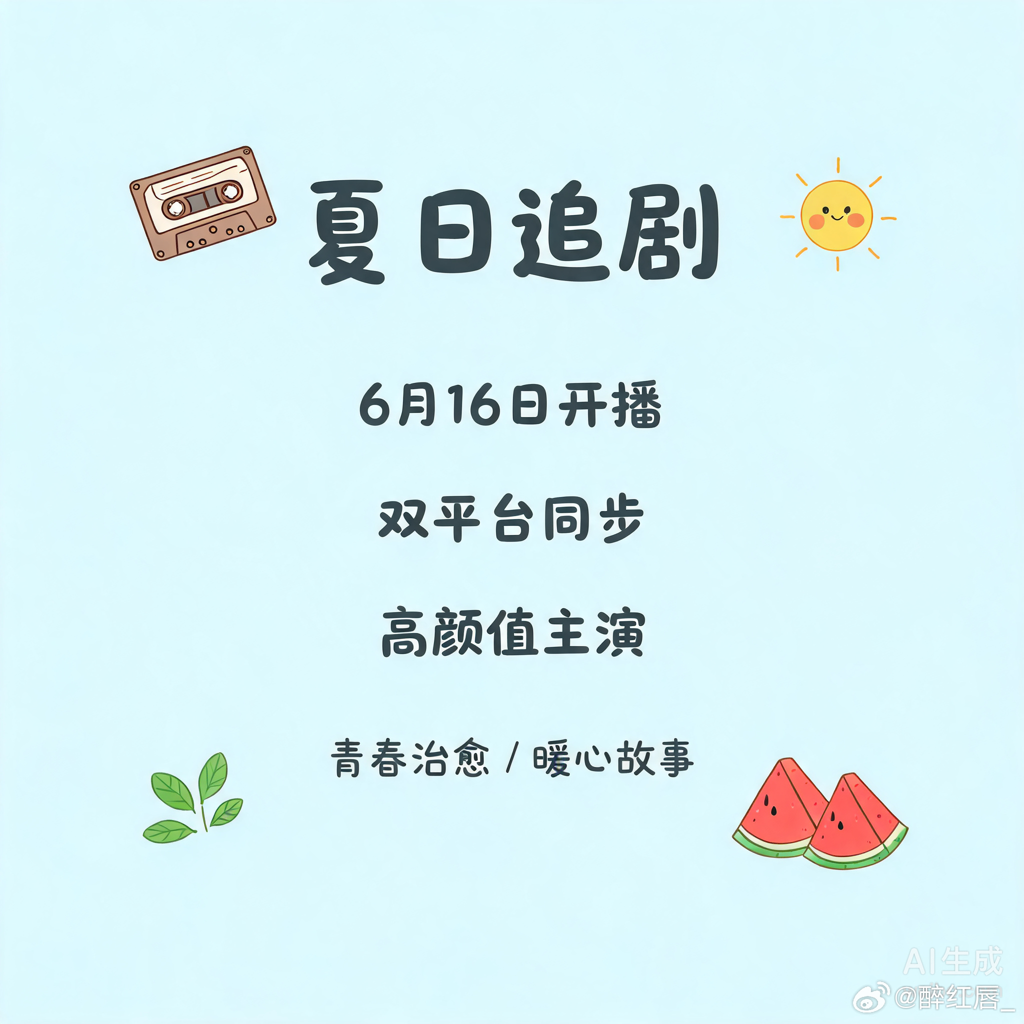 终于等到《炽夏》定档！6月16日芒果TV和湖南卫视同步播出，这个夏天又要被青春疼