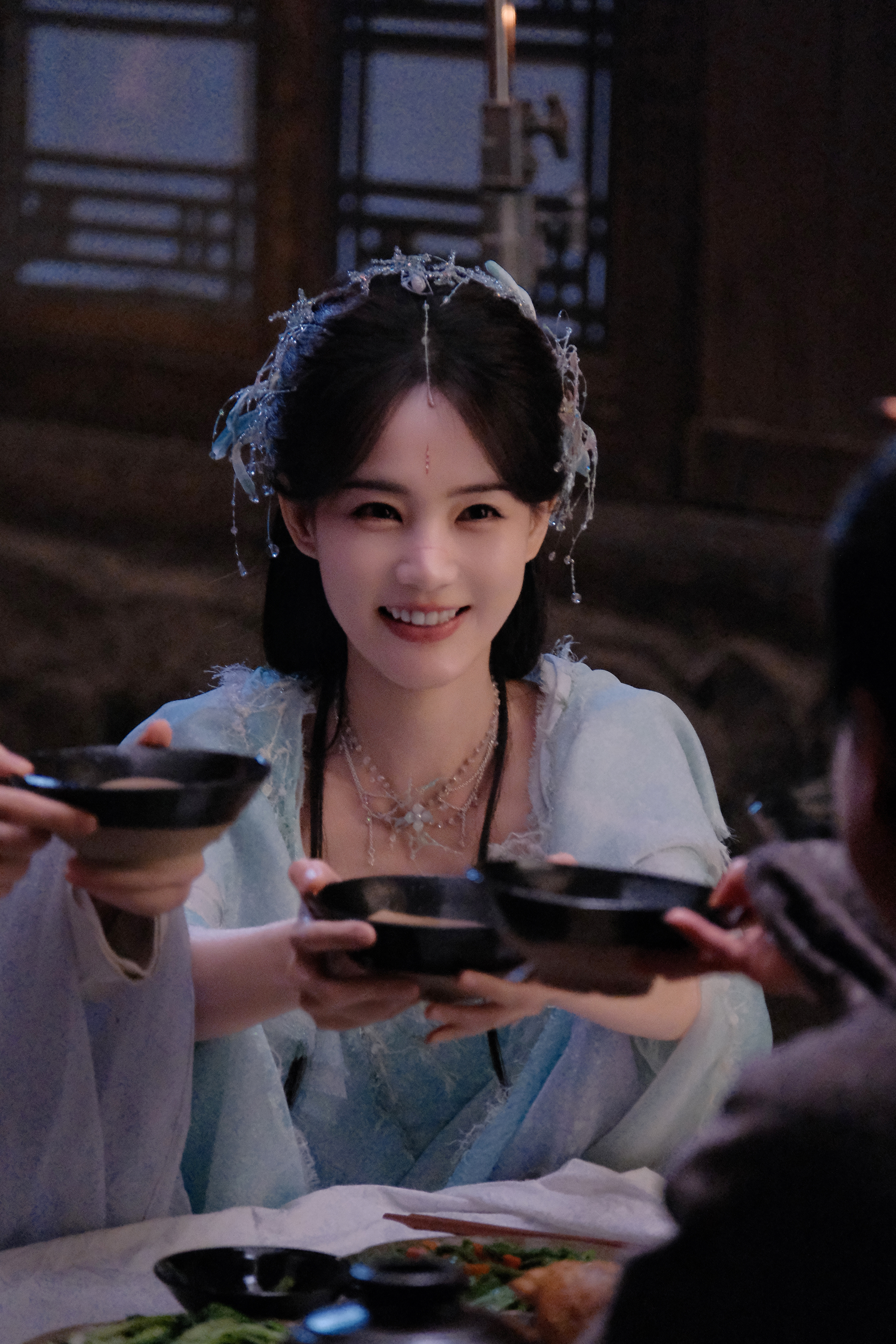 新造型～～～[送花花][送花花][送花花]李一桐 《天地剑心》清瞳☽ 剧照-蓝衣