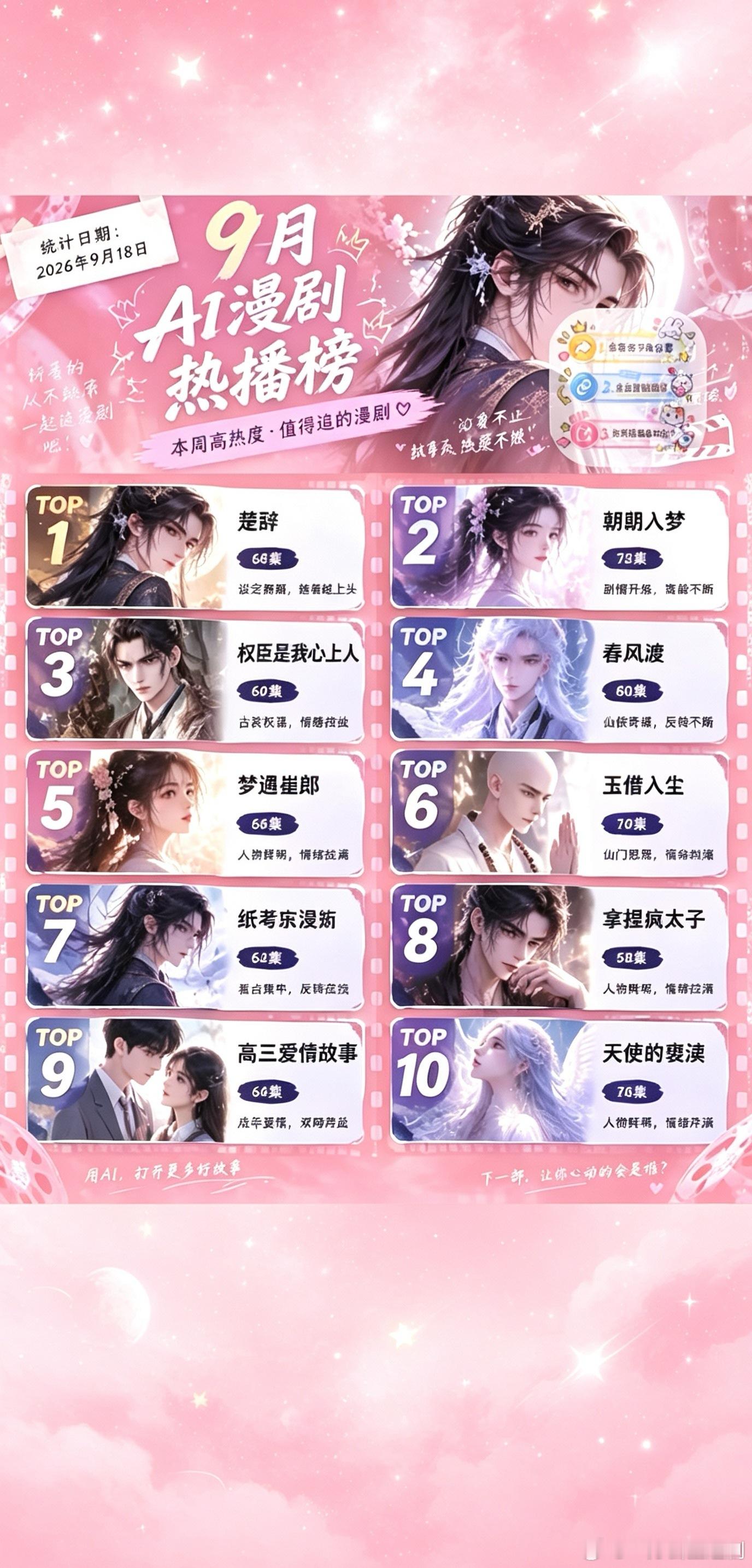 🔥🔥🔥九月AI漫剧热门分享[期待][期待][期待]无删减高清版！！无雾高透