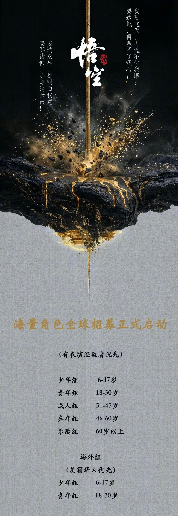 今何在的著名小说《悟空传》将改编为电视剧，目前正在进行演员招募。 