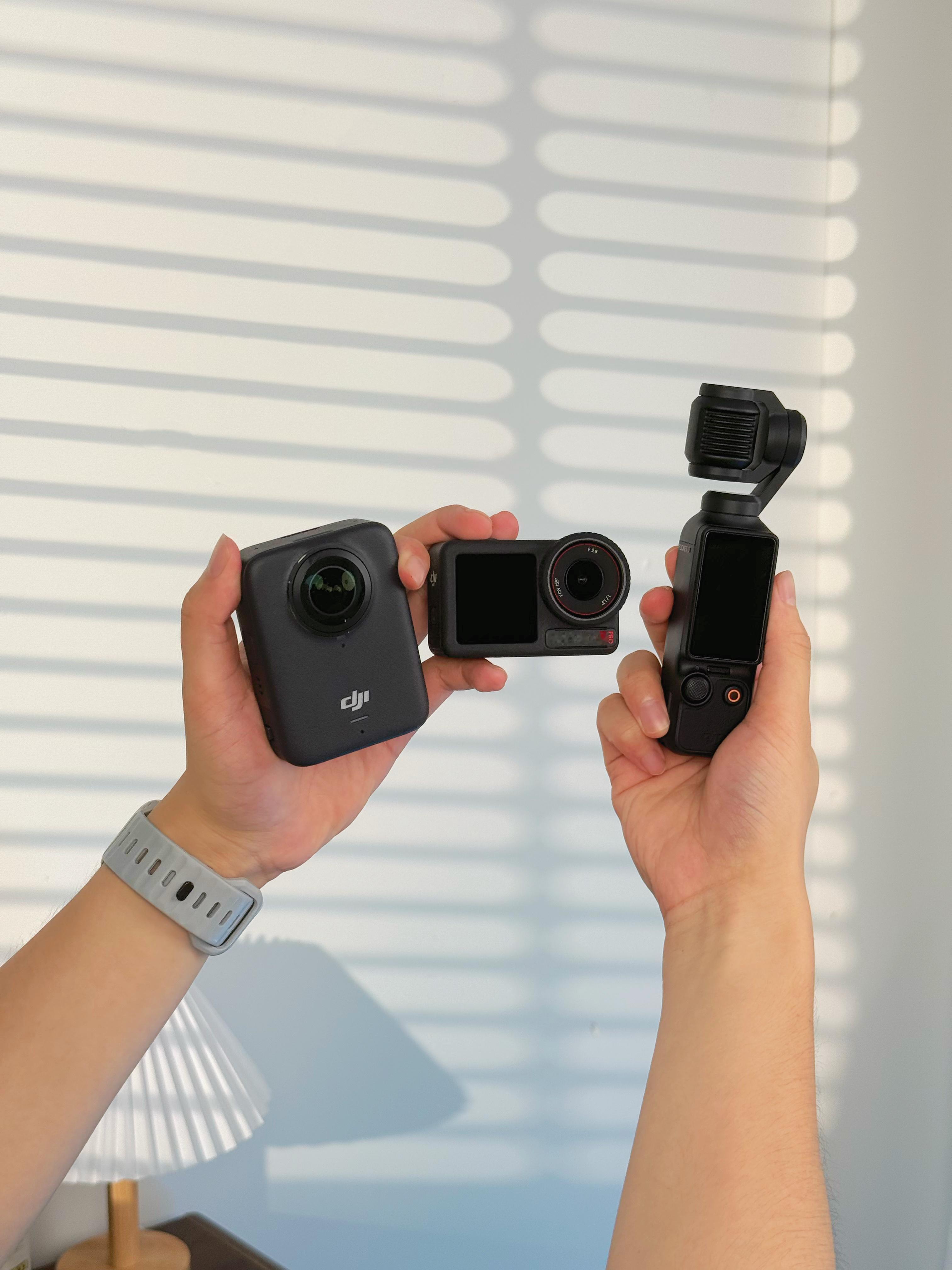 大疆手持相机三件套都有了OSMO 360、Action 5 Pro、Pocket