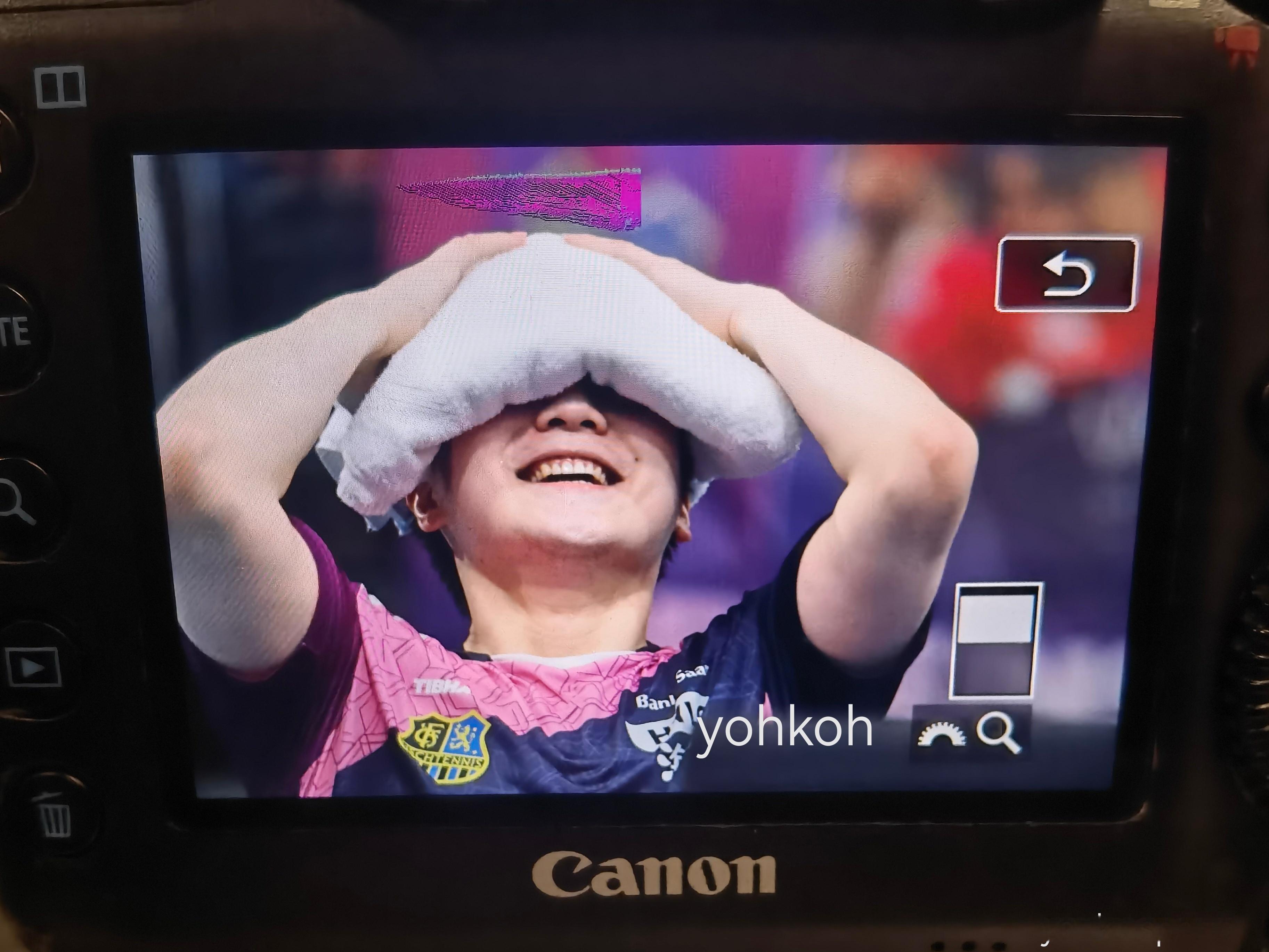 樊振东乒乓球欧冠联赛 全世界最可爱没有之一