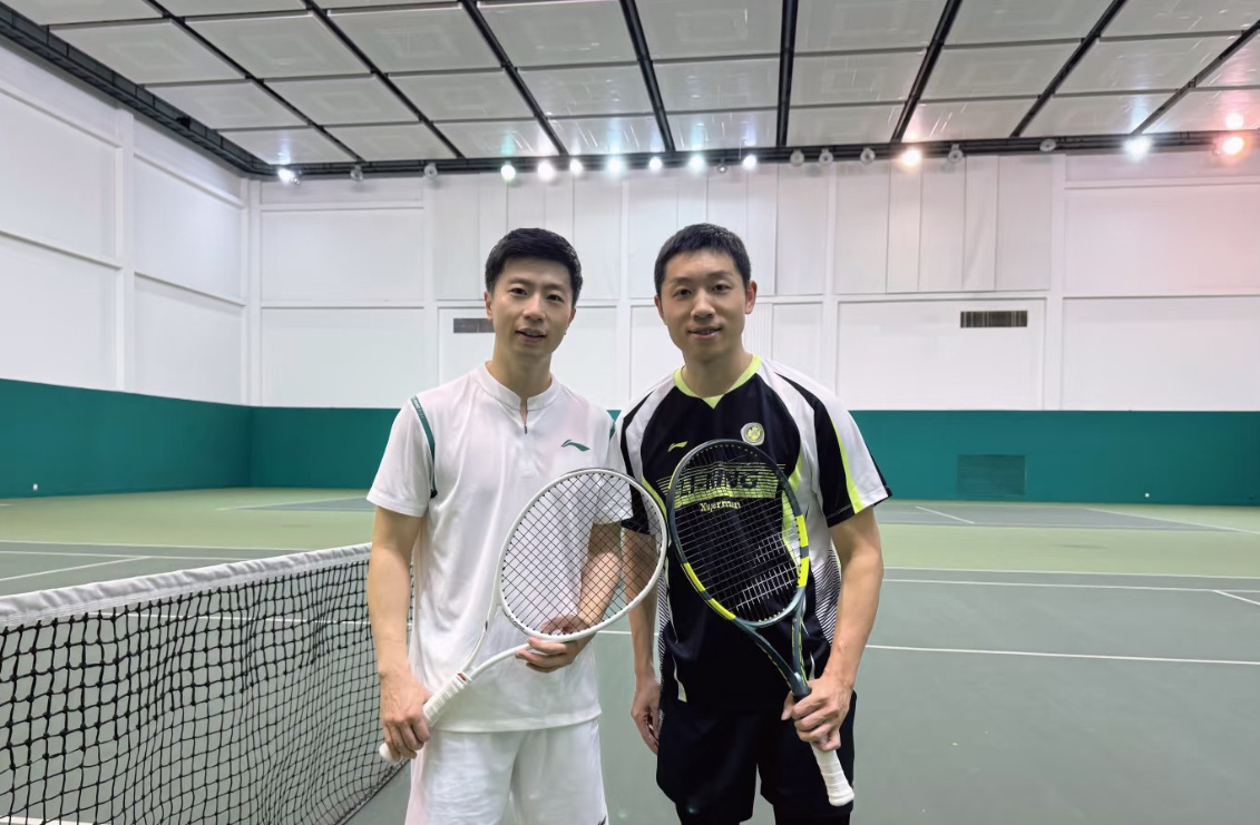 555~马龙的网球皮肤好帅！！！老工我要看这个的vlog 