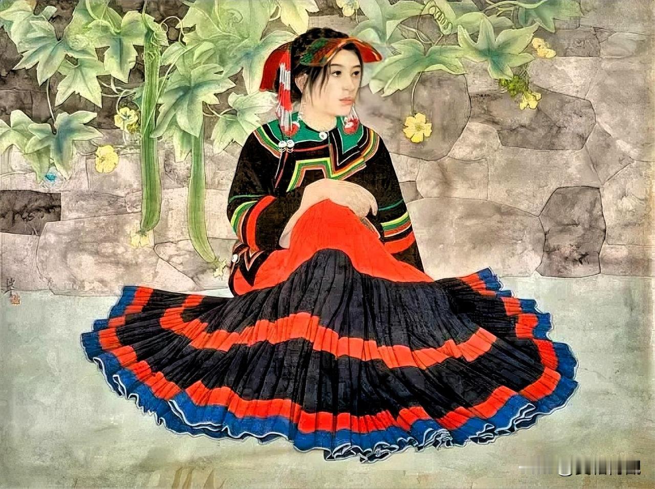 丝瓜花 
90×120cm 武曼宜 作于1999年
吟诗 赏石 品佳作