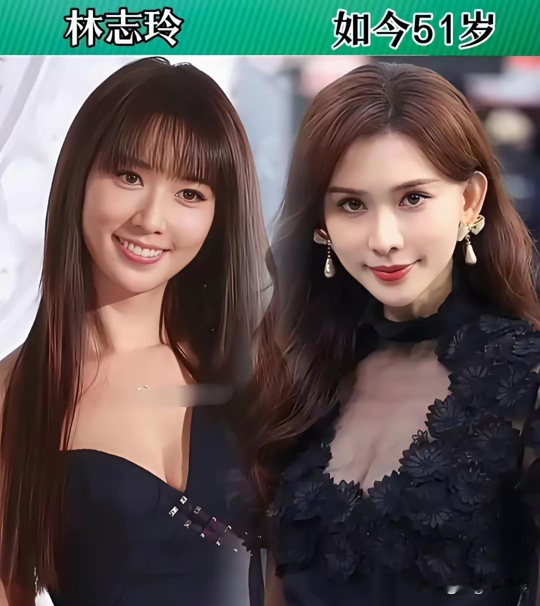 看了林志玲、林心如、大S、杨丞琳这些台湾女星，才发现有人51岁像30岁，有人48