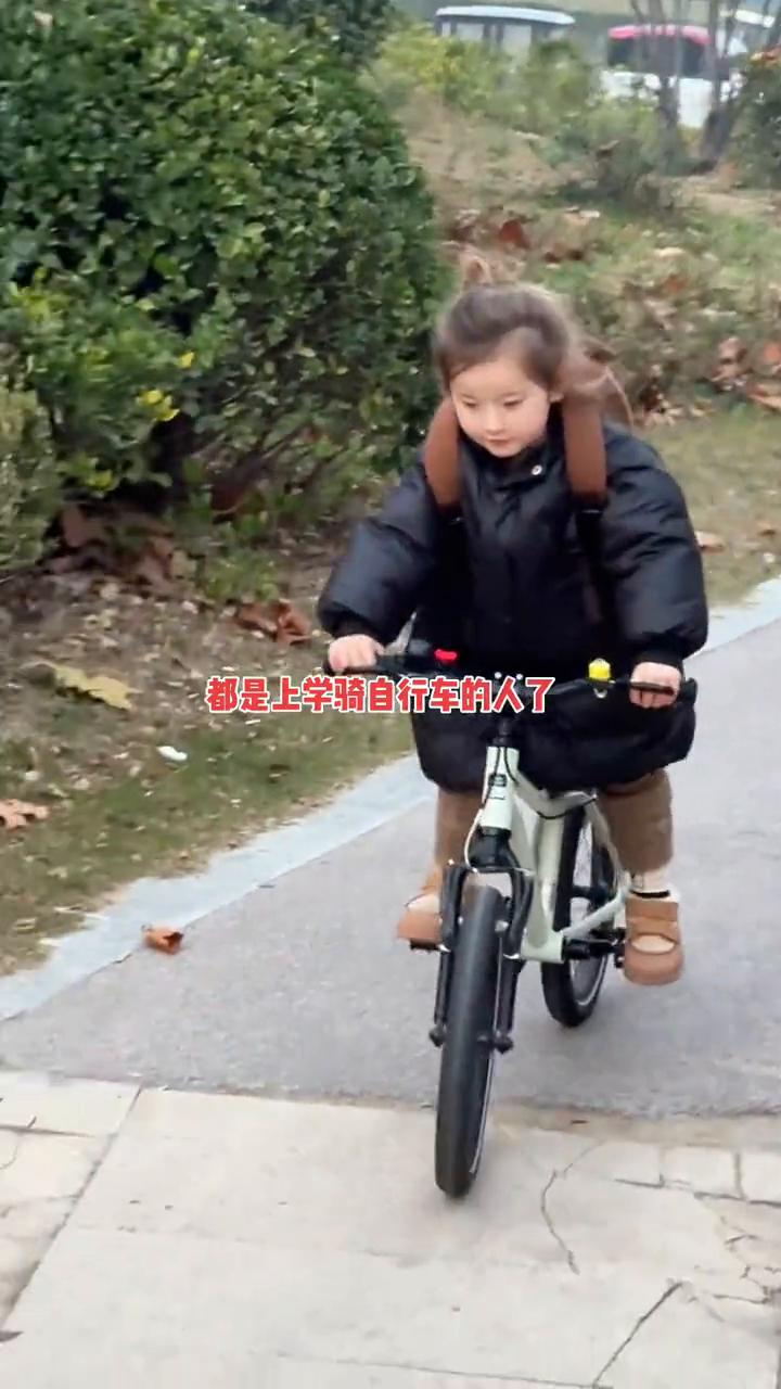 都是上学骑自行车的人了。