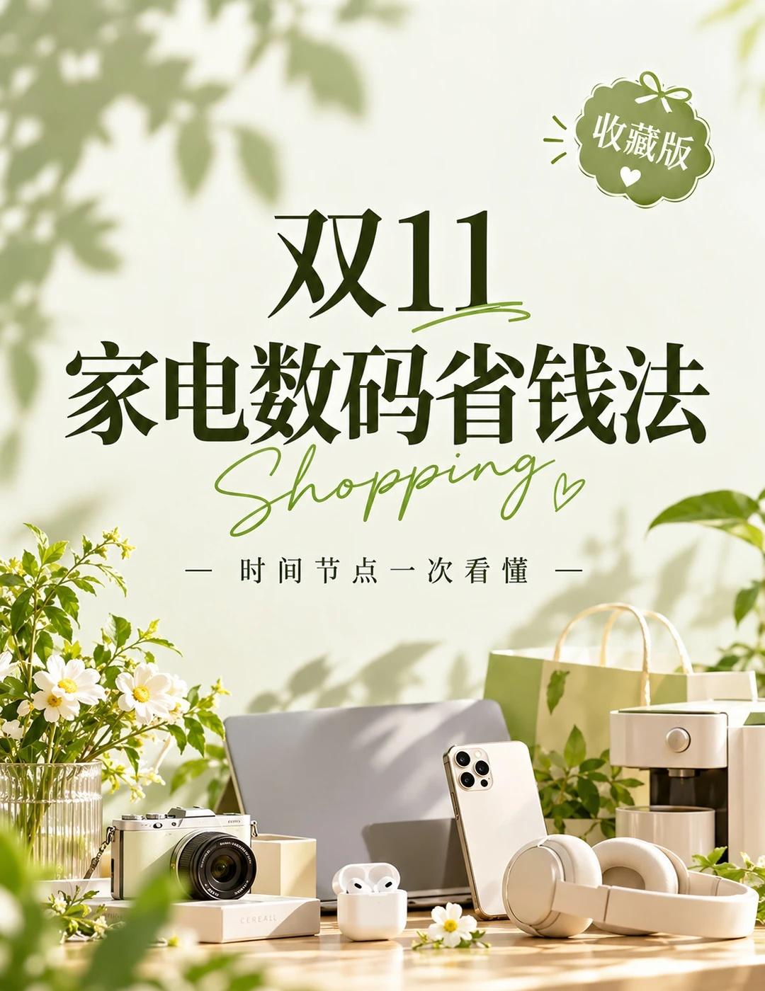 双11数码家电买贵了吗？下单前查这4项
手机、耳机、洗衣机、相机这些东西，消费券