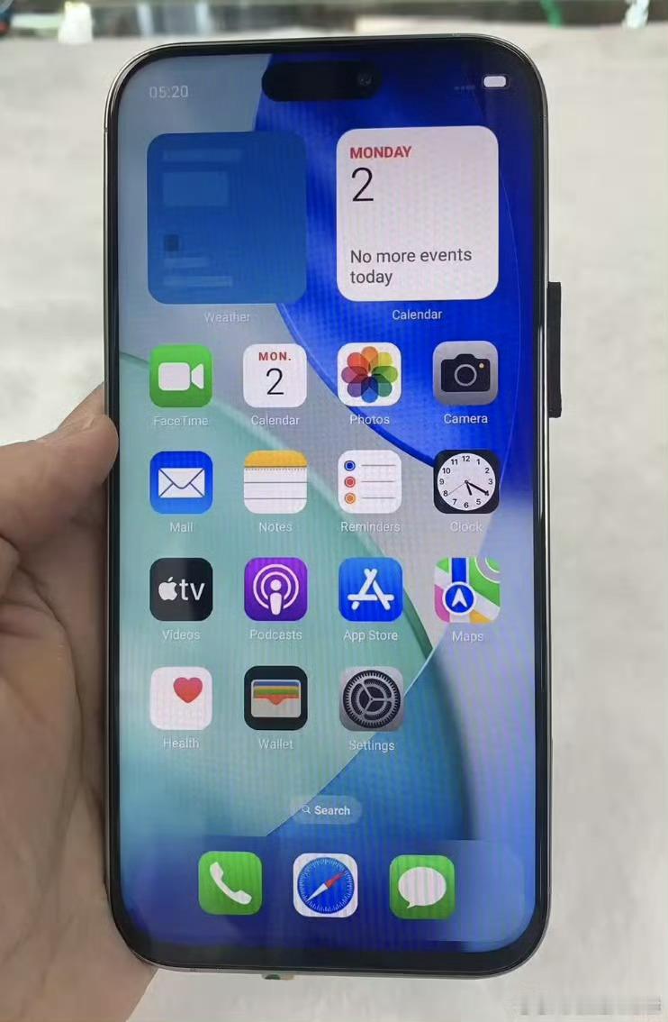 山寨iPhone17Pro安卓系统iOS界面 这是先苹果一步啊！[允悲] ​​​