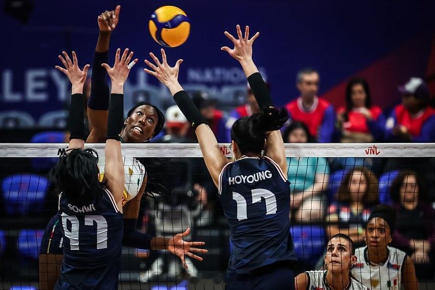 女排[超话]2025世界女排联赛 意大利🇮🇹3-0韩国🇰🇷，三连胜 ​​