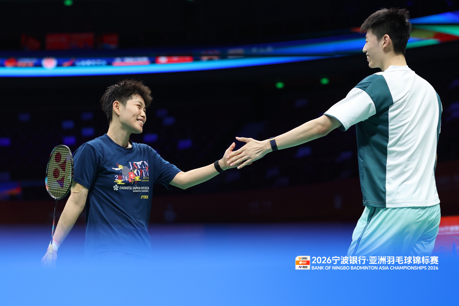 混双组适应场地📷cr：赛事组委会2026年羽毛球亚锦赛中国羽毛球队