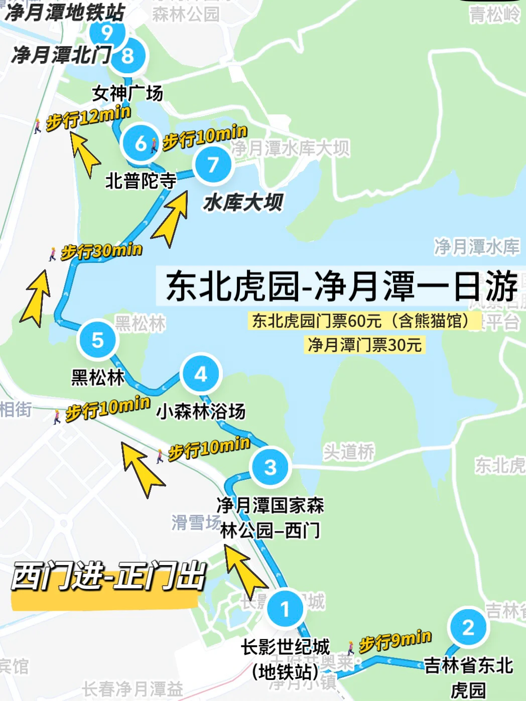 🌈手绘长春地铁｜景点分布➕旅游攻略🔥