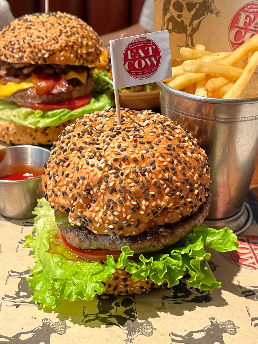 上海美式汉堡🍔牛说什么‼️fatcow热量测评