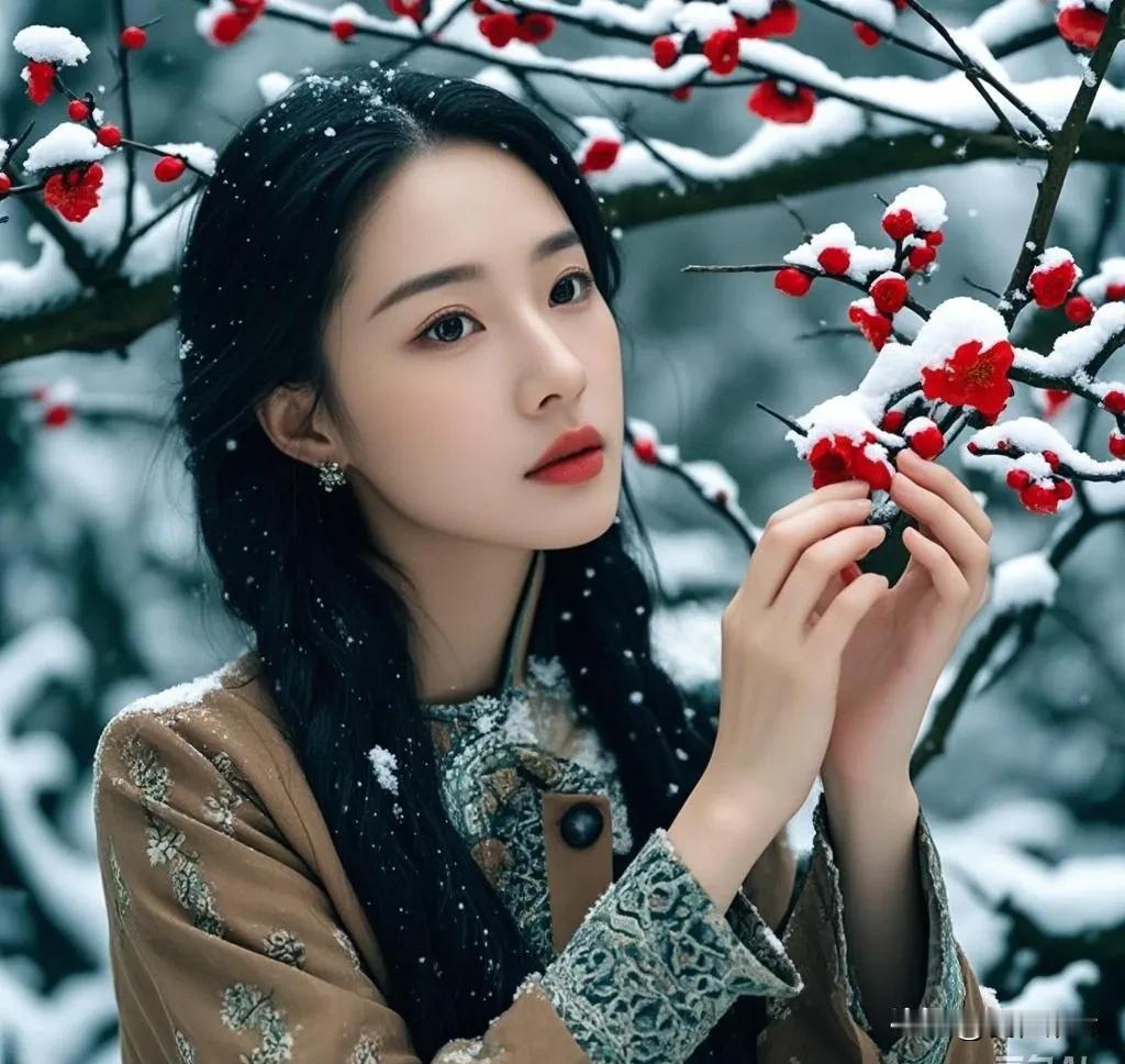 #下联：秋虫低吟始起，诚邀上联#‌
上联：冬雪曼舞欲止
(致谢网图，侵权立删)