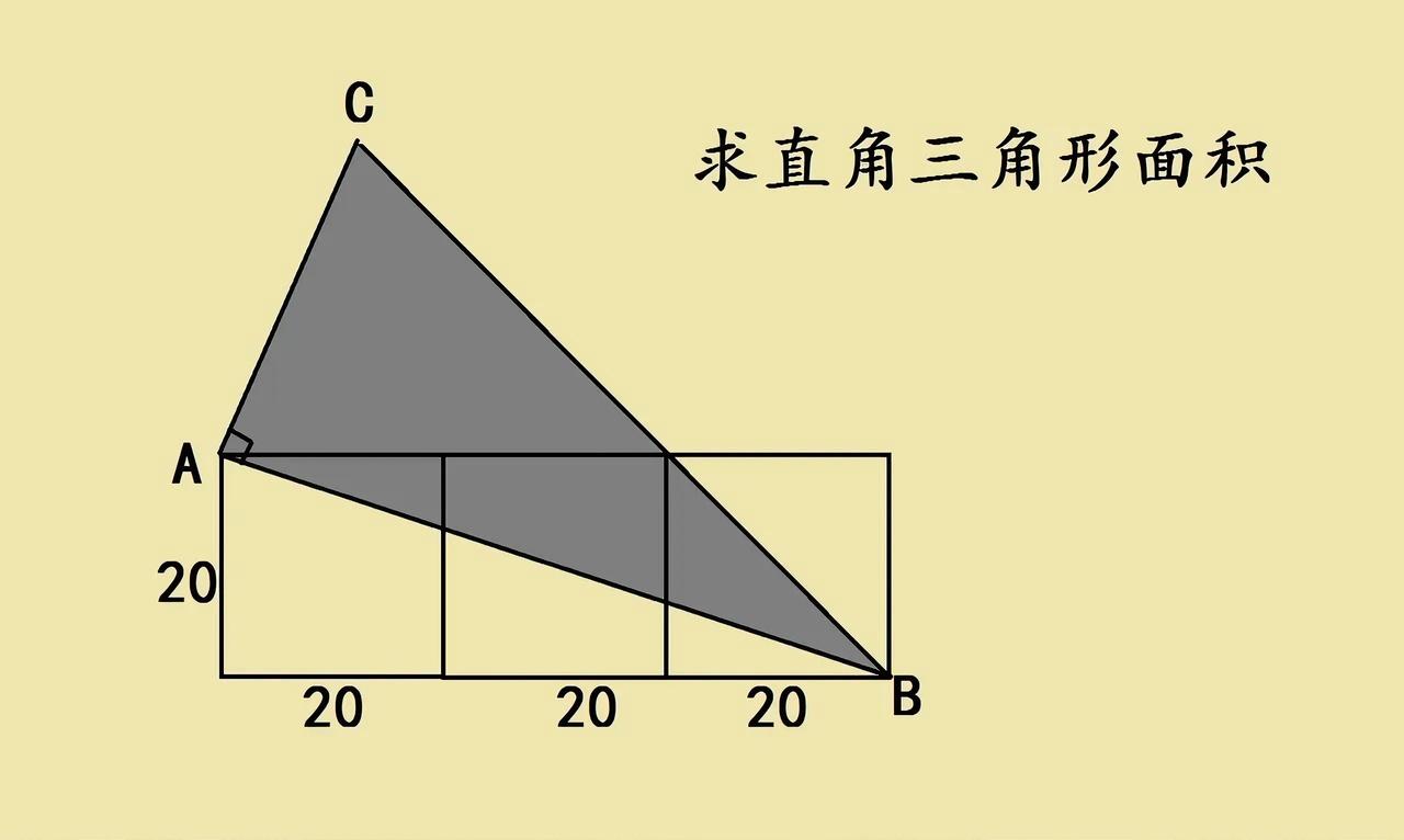 六年级竞赛题太狠了！一道直角三角形面积题，全校学生几乎全军覆没 。题目是三个边长