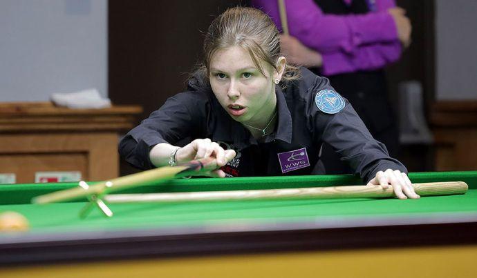 斯诺克：年轻球员盛赞白雨露，是自己的榜样！
英国女子斯诺克新星黛西·梅·奥利弗做