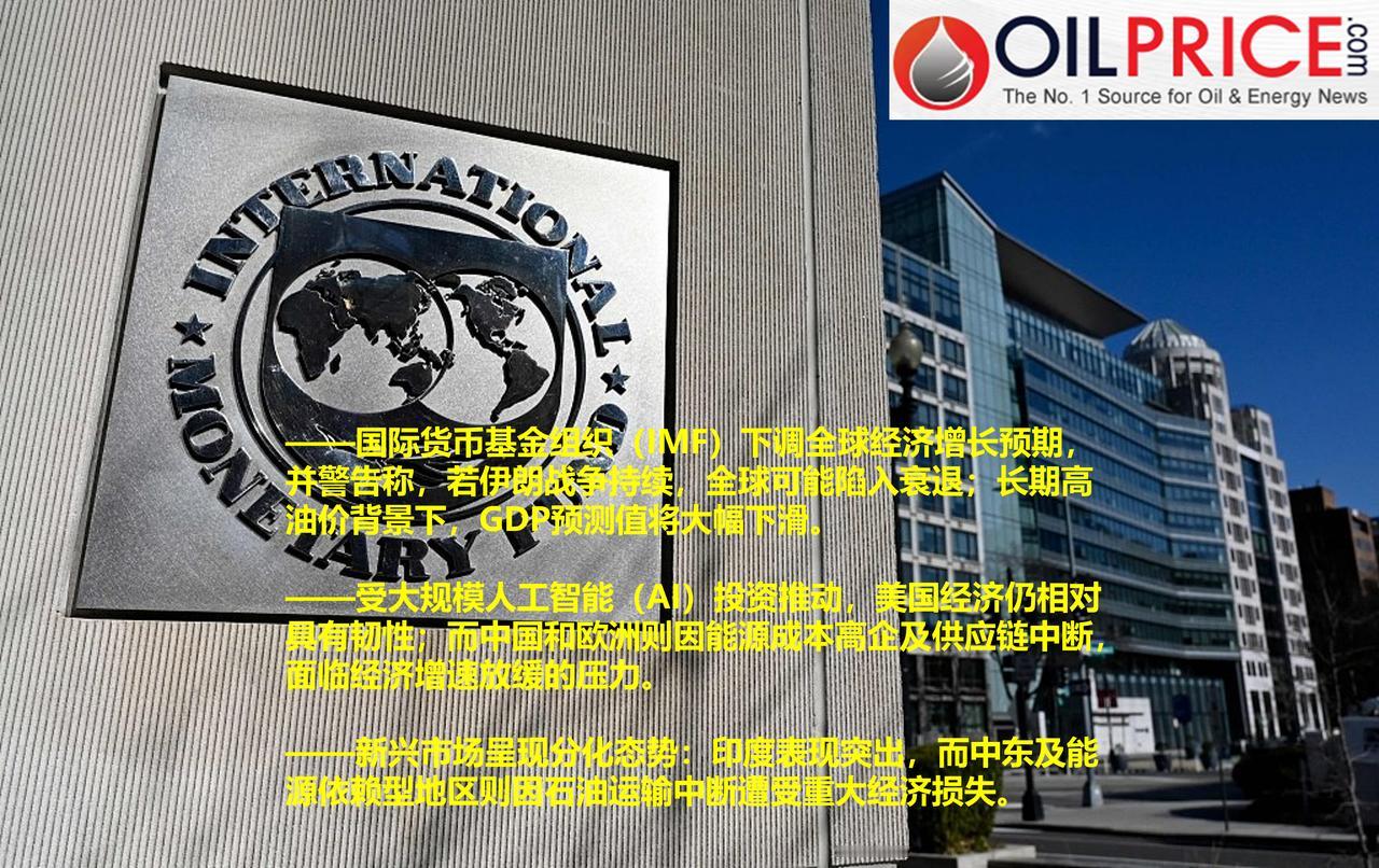 全球GDP预期下调！IMF发出衰退警报，中美欧印命运大不同

国际货币基金组织（