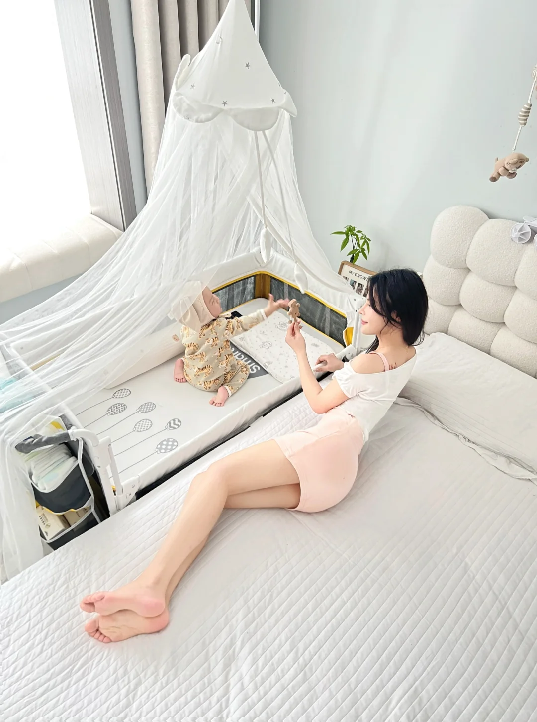 我们小时候没有的就让儿子享受叭😌