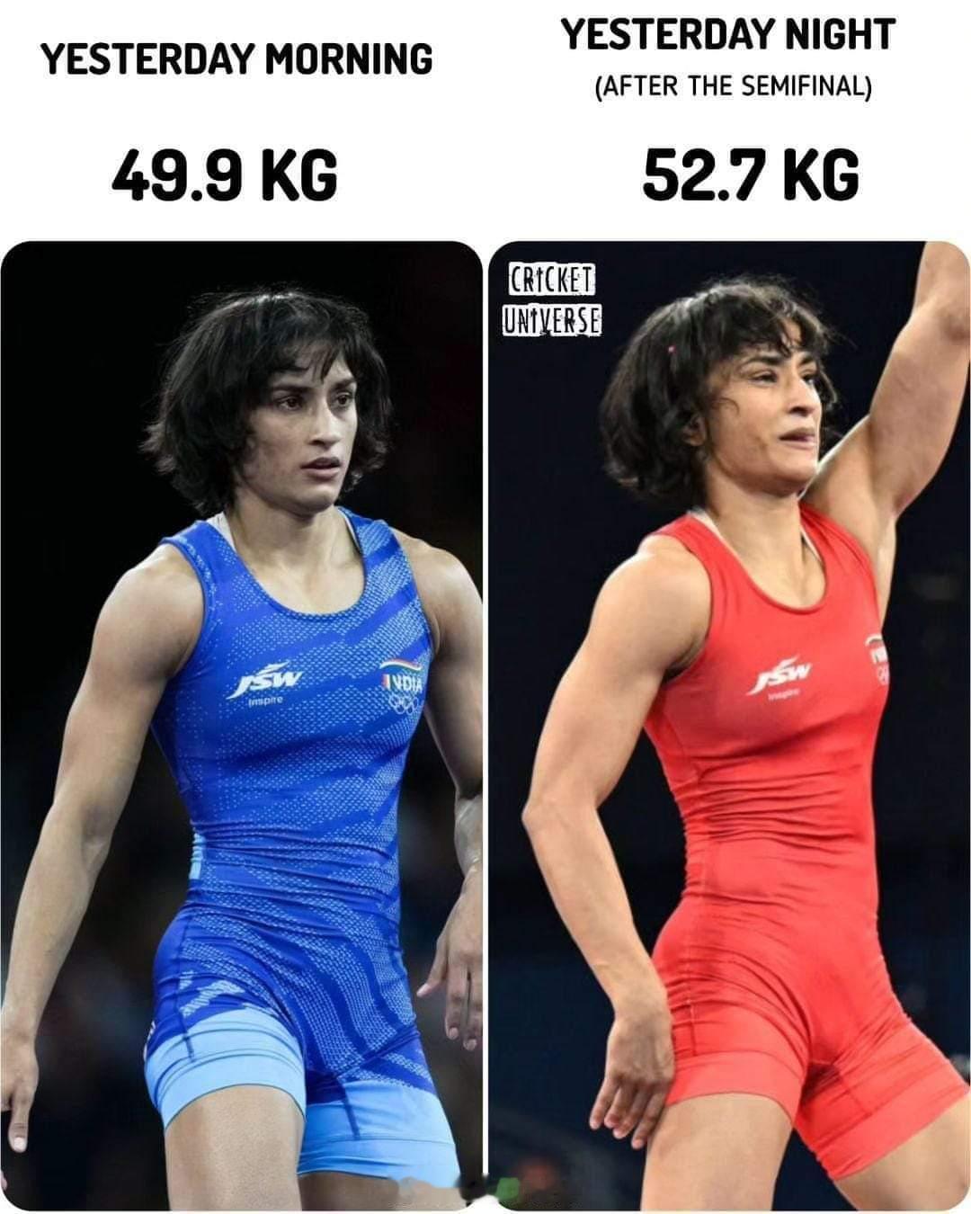 闲聊个巴黎奥运会印度的骚操作吧。2024巴黎奥运会摔跤女子自由式50公斤级别（就