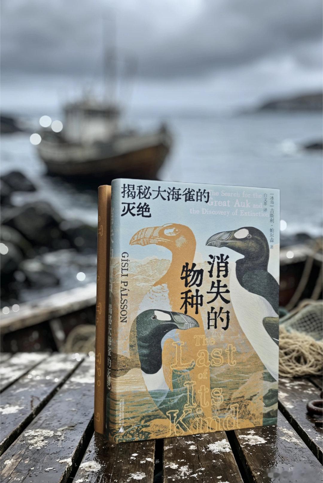 阅读书坊转发赠书关注大海雀是有记载的物种灭绝案例中，最具悲剧色彩的案例之一。这种