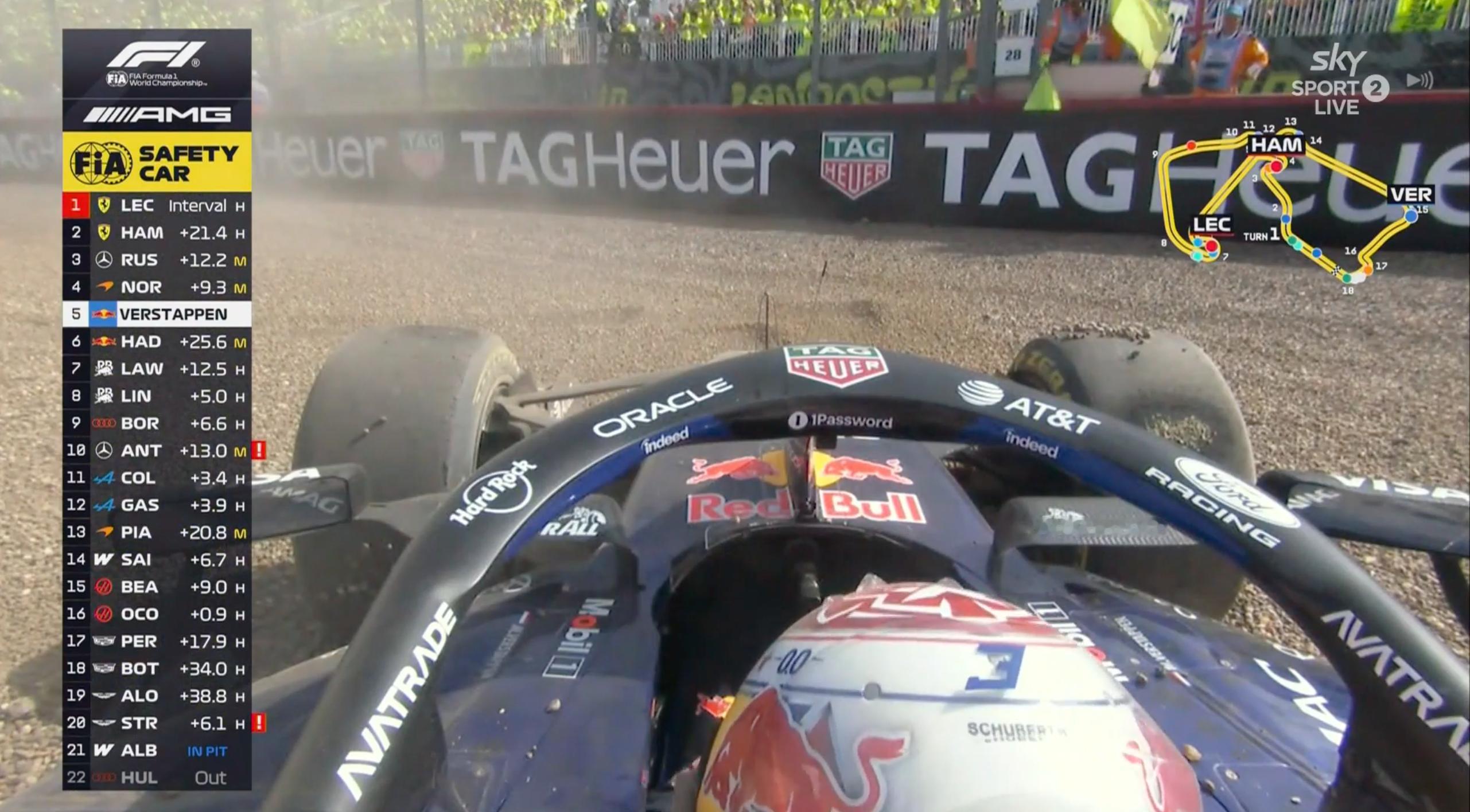 Lap48，维斯塔潘在Stowe冲出赛道退赛！！F12026F1英国大奖赛