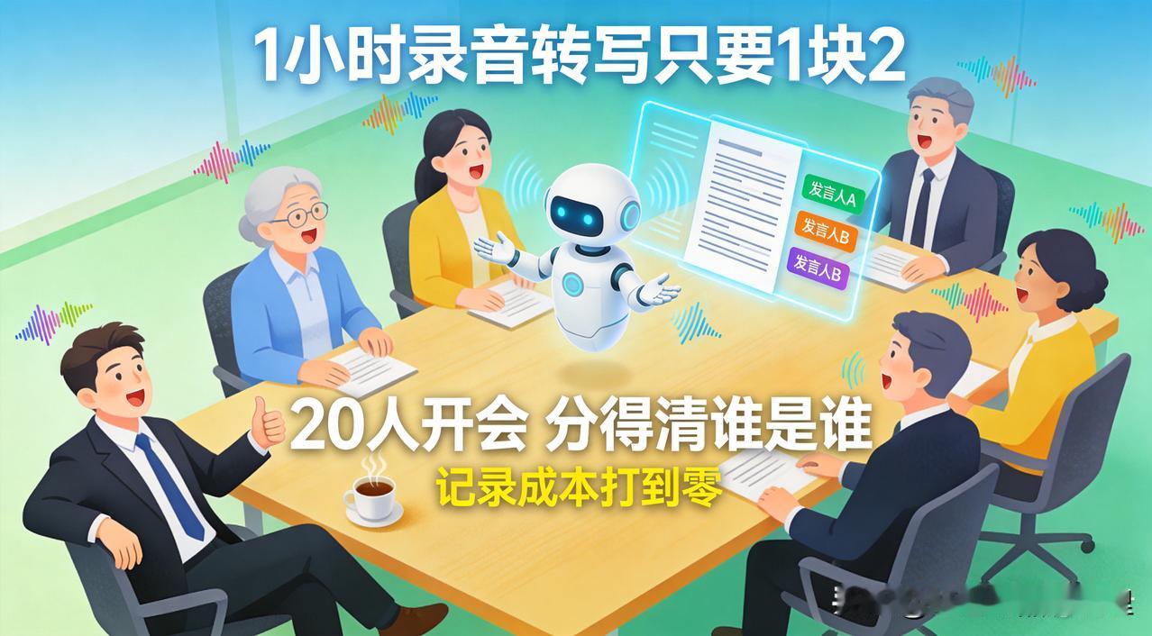 1小时录音转文字只要1块2：Meta语音转写"价格屠夫"来了
做销售、跑招商、当
