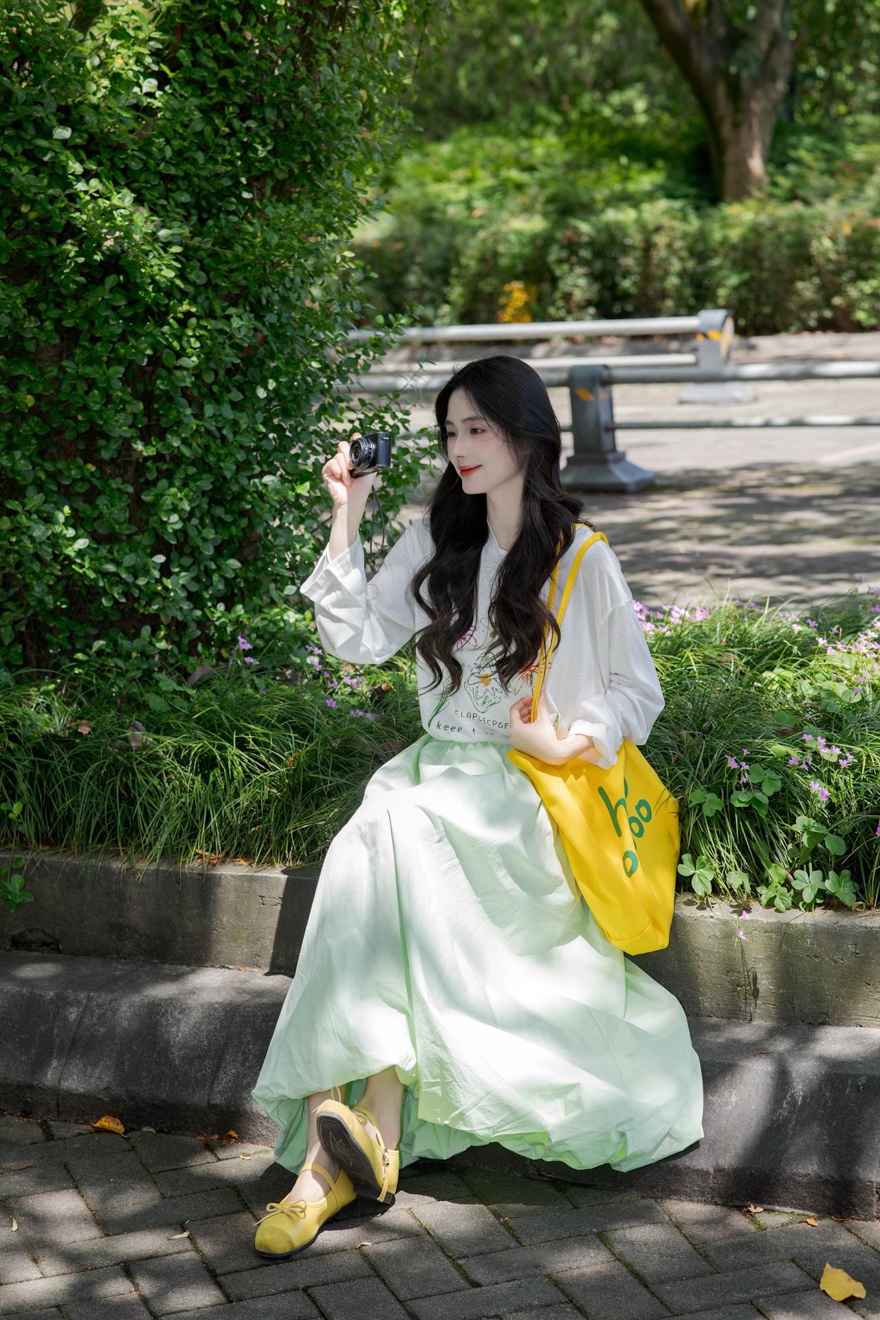 夏天的衣服真好看呀出游穿搭 春日穿搭 文艺穿搭 夏日穿搭