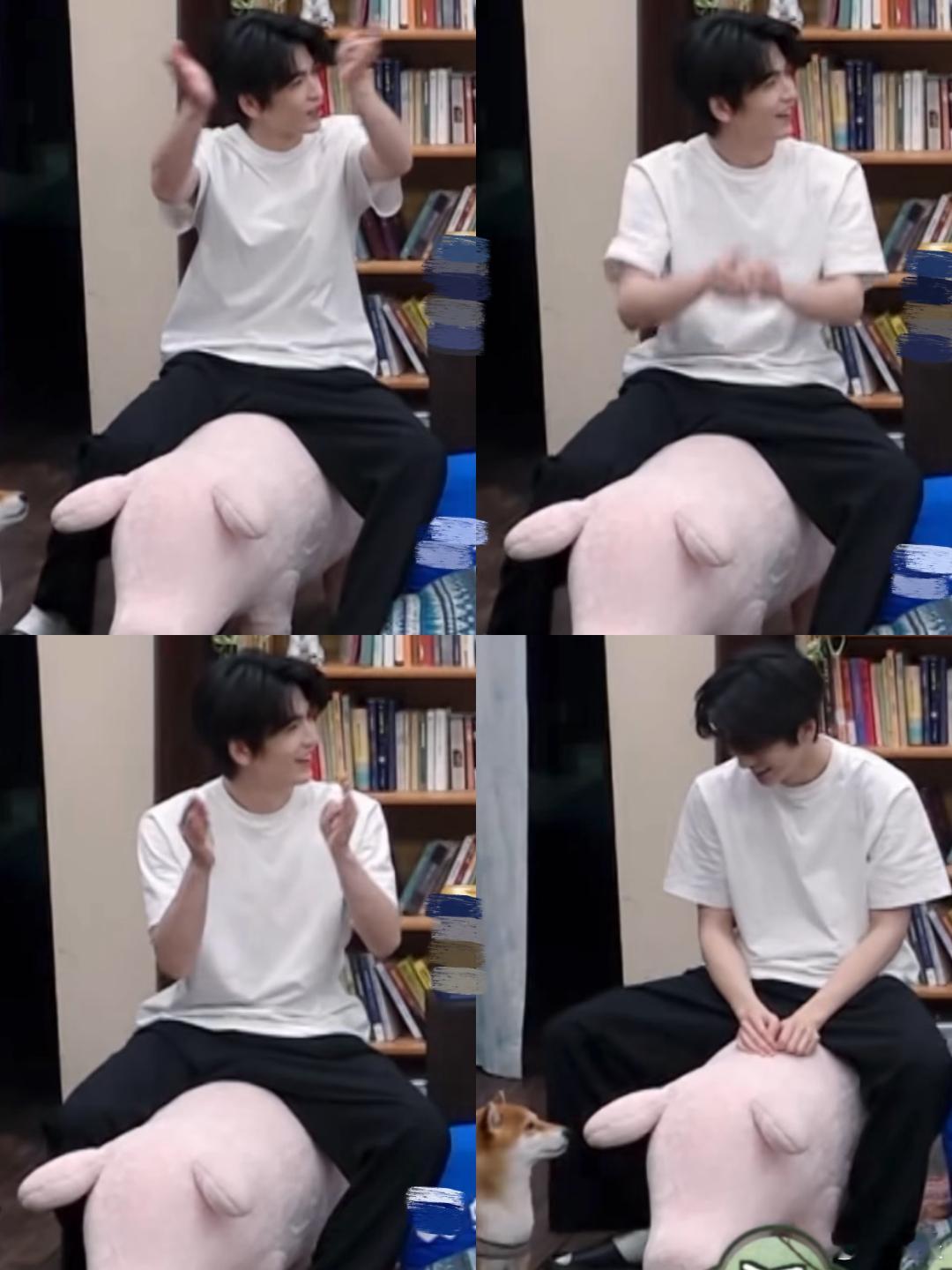 张凌赫你的扁头和我的扁头怎么不太一样不过看得出来在向往的生活里玩得很开心啦 