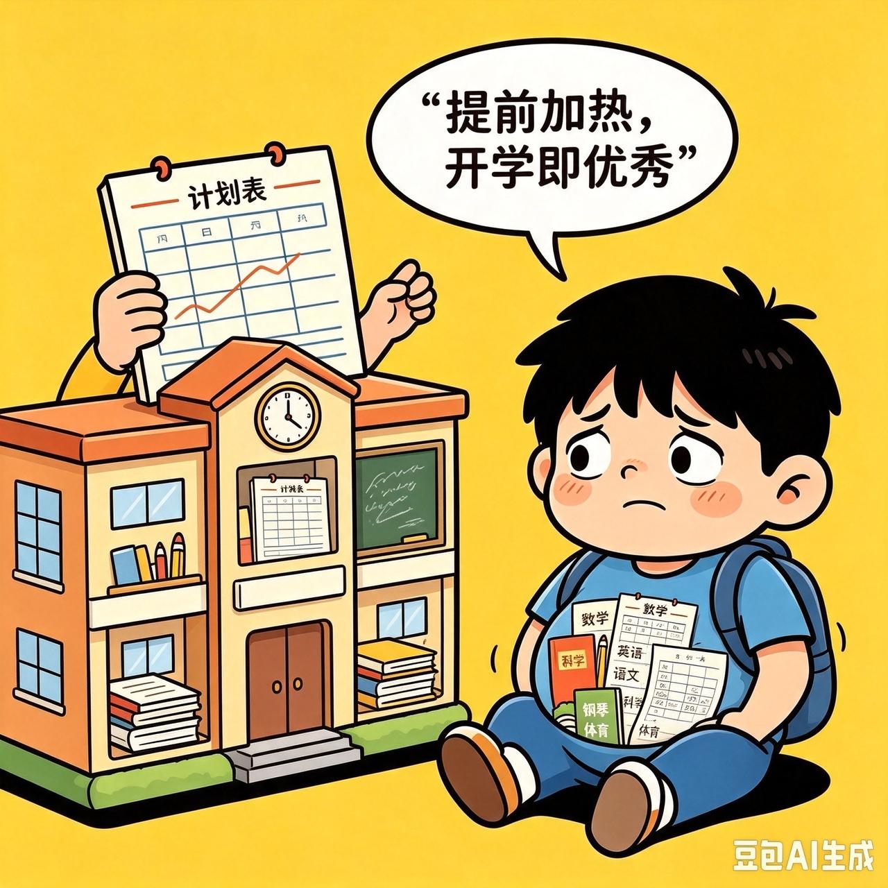 预制娃，网络又出新词，指的是让孩子超前学习，密集补课，提前把下学期甚至几个学期的