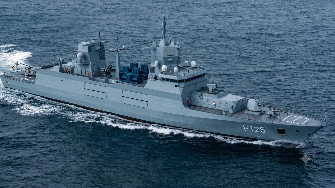 军事ai新视野 中外舰闻 德国🇩🇪海军的F-125护卫舰（确实不是FFG）的