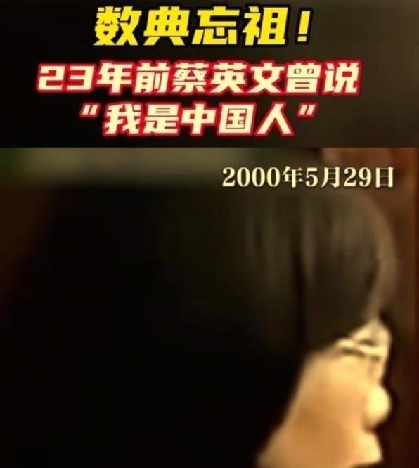 蔡英文曾罕见发声：“我是台湾人并没有错，我是中国人，因为我是念中国书长大的，受的