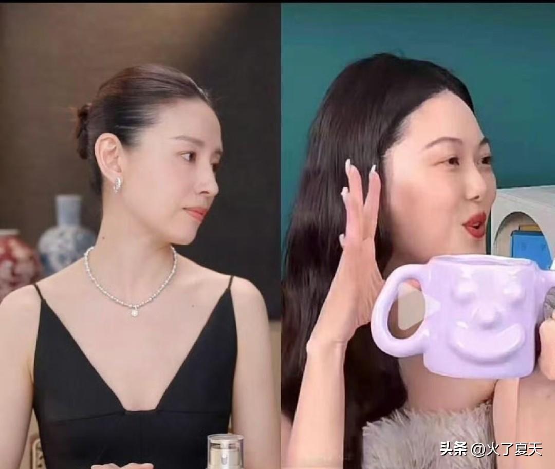 董洁真的是越老越好看，看她直播时随手一截，太有女人味了 ​​​