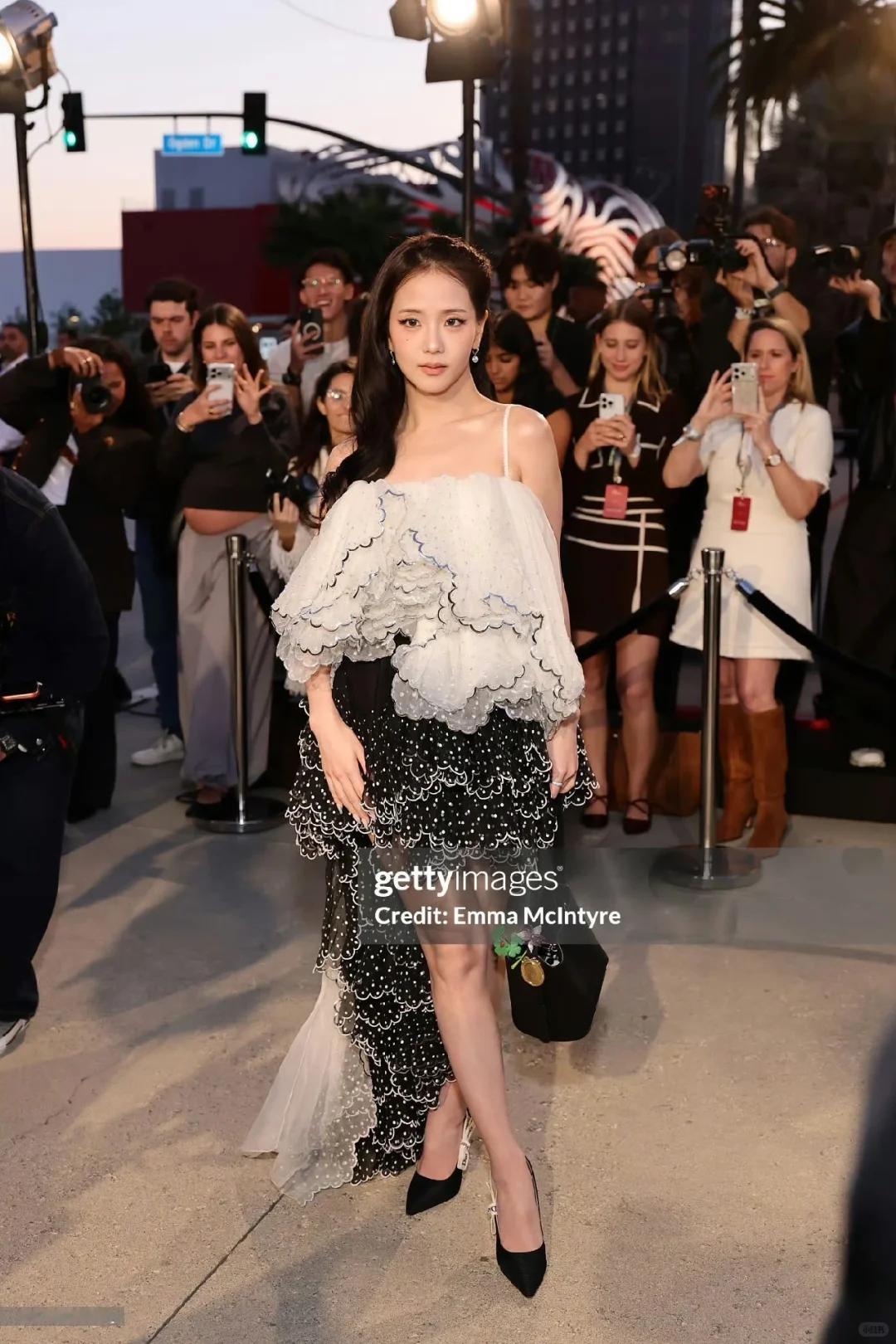 金智秀JISOO x Dior 2027早春大秀G社拍的金智秀Dior大秀生图