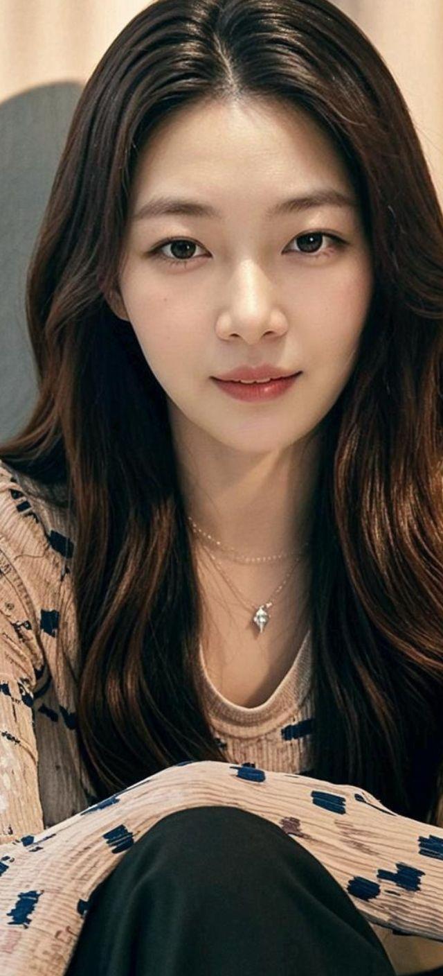 AI温婉长发佳人