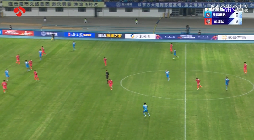 #苏超连云港队0比2盐城队#盐城队新赛季取得开门红！2比0战胜连云港队！#连云港